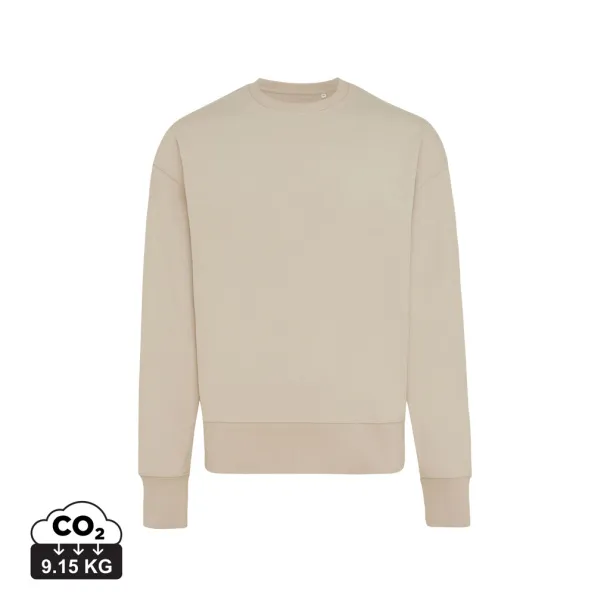  Iqoniq Kruger unisex opušteni pulover od recikliranog pamuka - iqoniq brown 