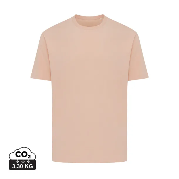 Iqoniq Teide unisex majica kratkih rukava od recikliranog pamuka - iqoniq peach nectar 