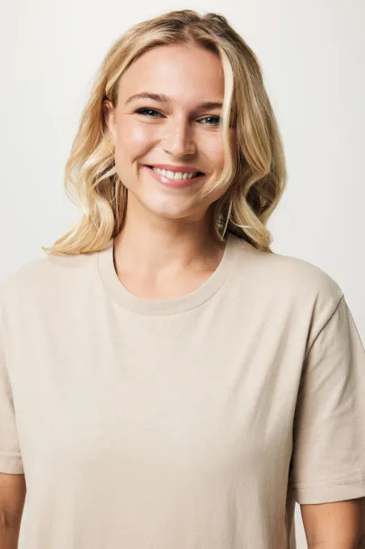 Iqoniq Teide recycled cotton t-shirt - iqoniq desert