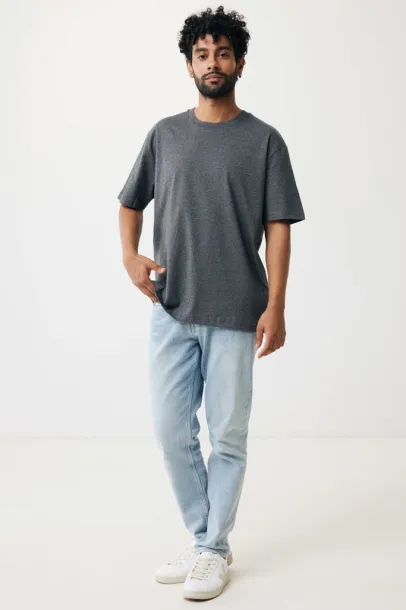 Iqoniq Teide unisex majica kratkih rukava od recikliranog pamuka - iqoniq heather anthracite