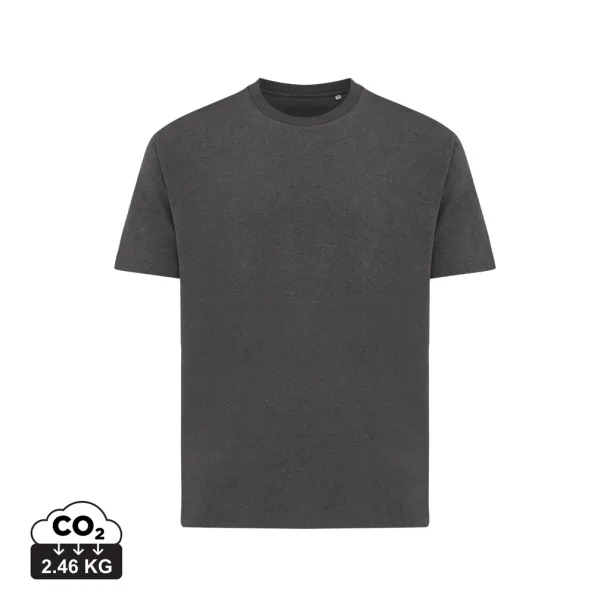 Iqoniq Teide unisex majica kratkih rukava od recikliranog pamuka - iqoniq anthracite 