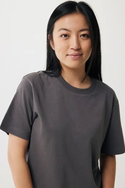  Iqoniq Kakadu relaxed recycled cotton t-shirt - iqoniq anthracite