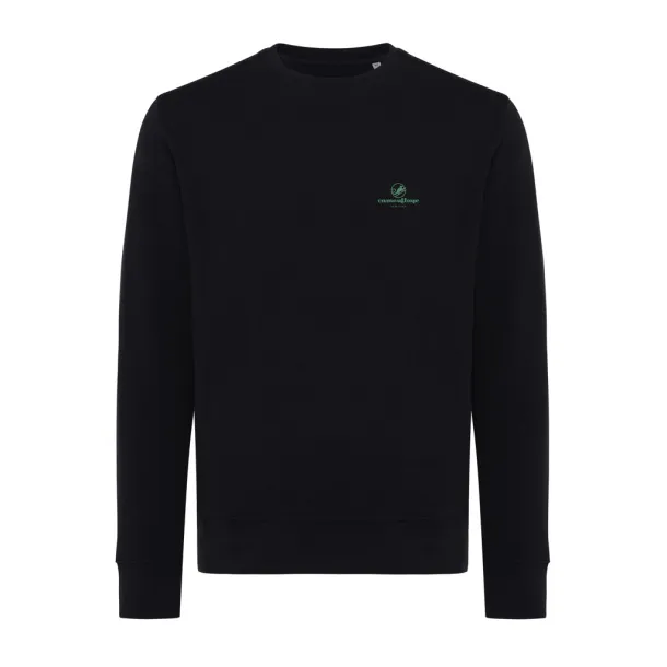  Iqoniq Etosha lightweight recycled cotton crew neck - iqoniq Black 