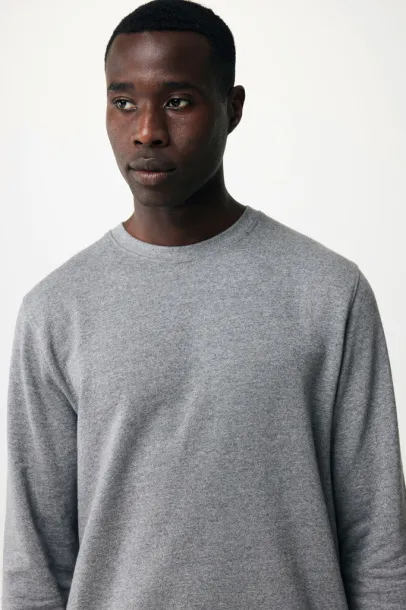  Iqoniq Etosha lightweight recycled cotton crew neck - iqoniq light heather anthracite
