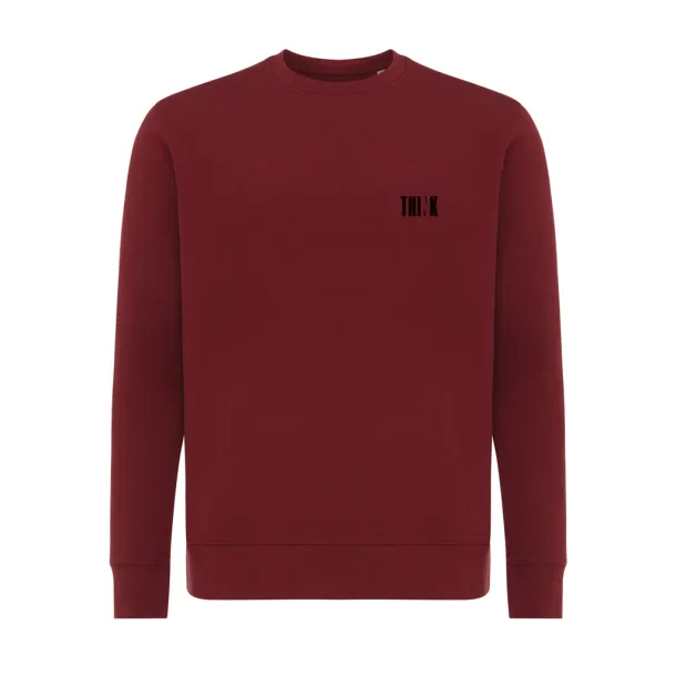  Iqoniq Etosha lagani pulover od recikliranog pamuka - iqoniq burgundy