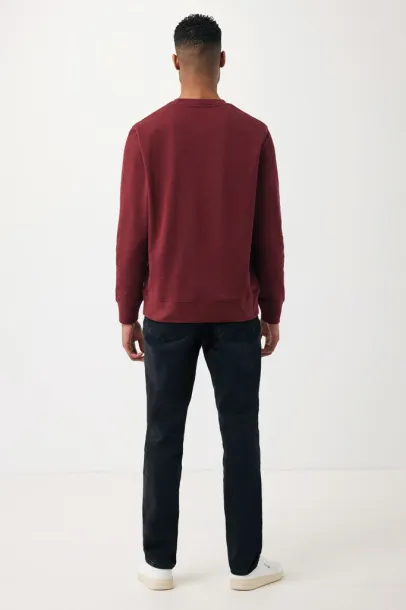  Iqoniq Etosha lightweight recycled cotton crew neck - iqoniq burgundy