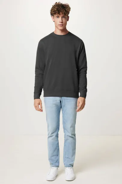  Iqoniq Etosha lightweight recycled cotton crew neck - iqoniq anthracite