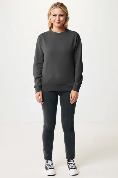  Iqoniq Etosha lightweight recycled cotton crew neck - iqoniq anthracite