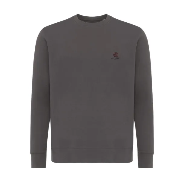  Iqoniq Etosha lightweight recycled cotton crew neck - iqoniq anthracite