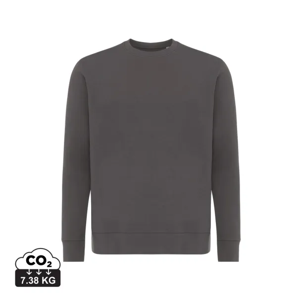  Iqoniq Etosha lightweight recycled cotton crew neck - iqoniq anthracite