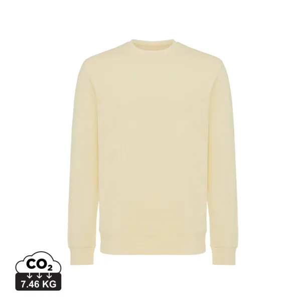  Iqoniq Etosha lagani pulover od recikliranog pamuka, 280 g/m² - iqoniq cream yellow
