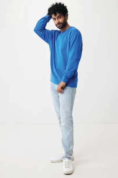  Iqoniq Etosha lightweight recycled cotton crew neck - iqoniq Kraljevski plava