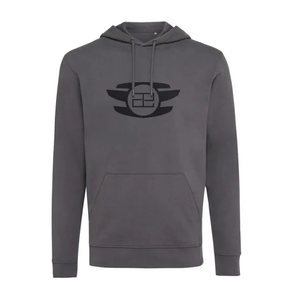  Iqoniq Jasper unisex hoodie od recikliranog pamuka, 340 g/m² - iqoniq anthracite 