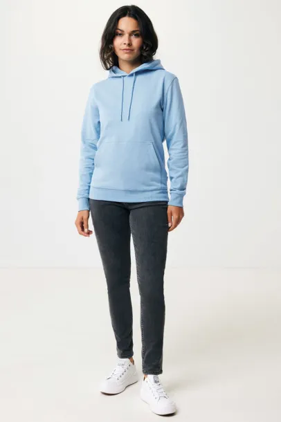  Iqoniq Jasper recycled cotton unisex hoodie - iqoniq sky blue