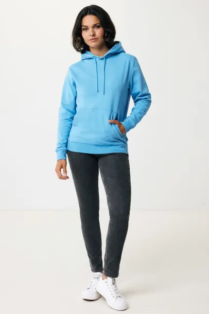  Iqoniq Jasper unisex hoodie od recikliranog pamuka, 340 g/m² - iqoniq tranquil blue