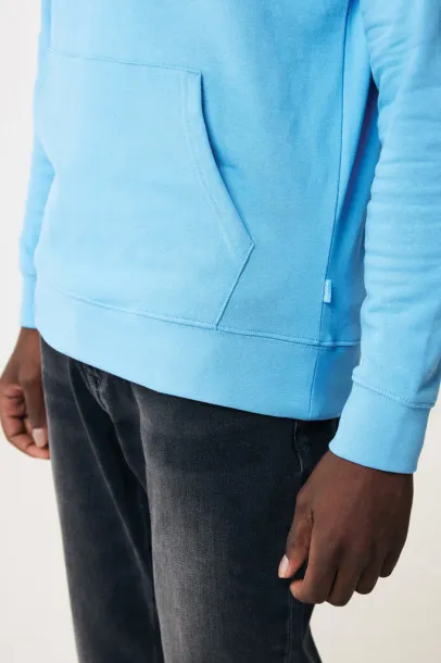  Iqoniq Jasper unisex hoodie od recikliranog pamuka, 340 g/m² - iqoniq tranquil blue