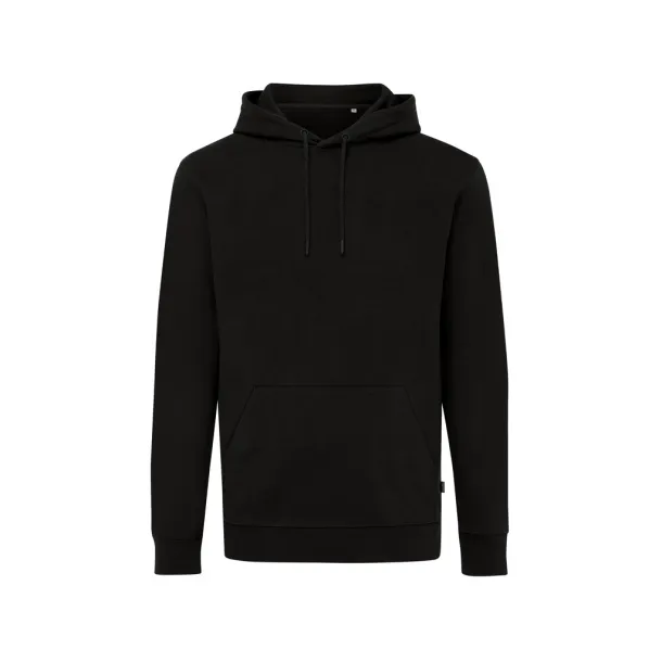  Iqoniq Jasper unisex hoodie od recikliranog pamuka, 340 g/m² - iqoniq Crna