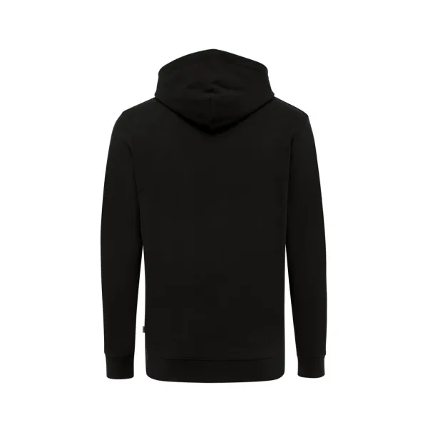  Iqoniq Jasper unisex hoodie od recikliranog pamuka, 340 g/m² - iqoniq Crna
