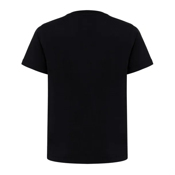 Iqoniq Koli kids lightweight recycled cotton t-shirt - iqoniq Black 
