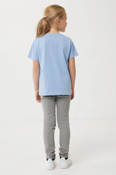  Iqoniq Koli kids lightweight recycled cotton t-shirt - iqoniq blue 