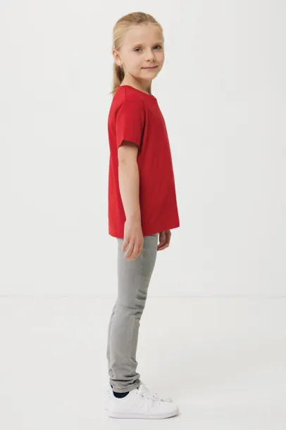  Iqoniq Koli kids lightweight recycled cotton t-shirt - iqoniq Crvena
