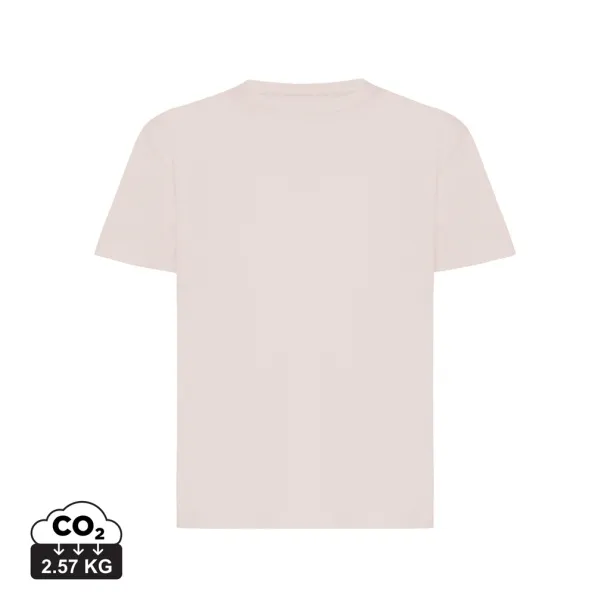  Iqoniq Koli kids lightweight recycled cotton t-shirt - iqoniq cloud pink 