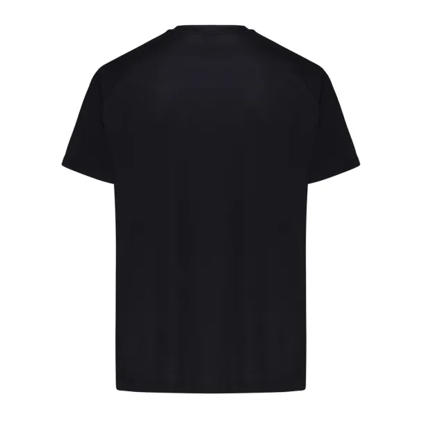  Iqoniq Tikal unisex quick dry sportska majica od recikliranog poliestera, 150 g/m2 - iqoniq Crna