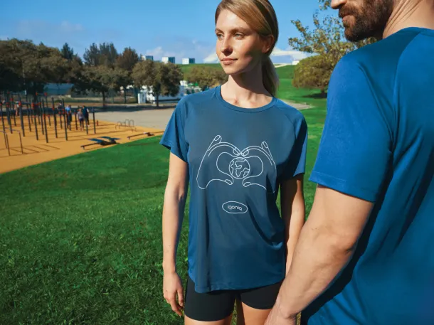  Iqoniq Tikal unisex quick dry sportska majica od recikliranog poliestera - iqoniq Kraljevski plava