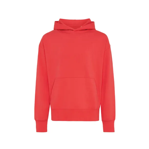  Iqoniq Yoho unisex hoodie od recikliranog pamuka, 340 g/m² - iqoniq luscious red