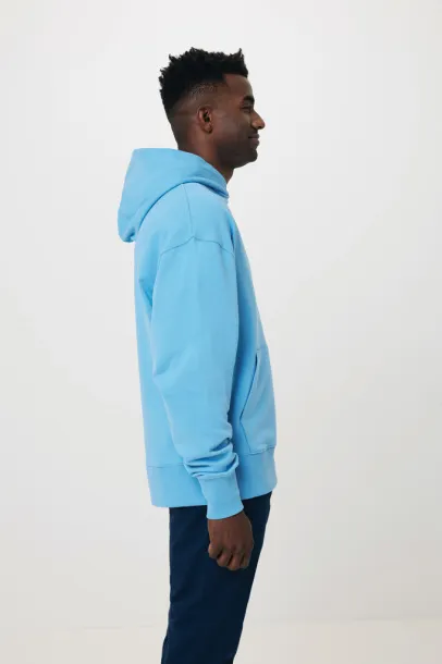  Iqoniq Yoho unisex hoodie od recikliranog pamuka, 340 g/m² - iqoniq tranquil blue