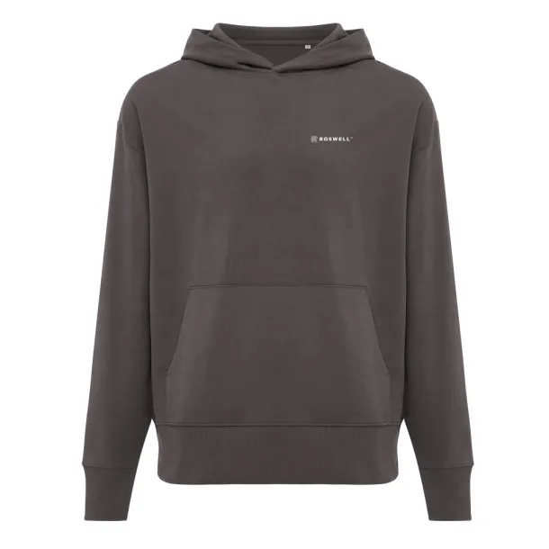  Iqoniq Yoho unisex hoodie od recikliranog pamuka, 340 g/m² - iqoniq anthracite