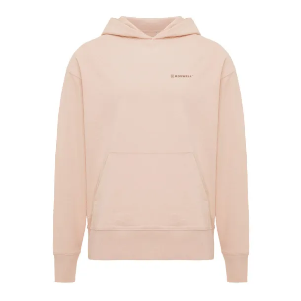  Iqoniq Yoho unisex hoodie od recikliranog pamuka, 340 g/m² - iqoniq peach nectar