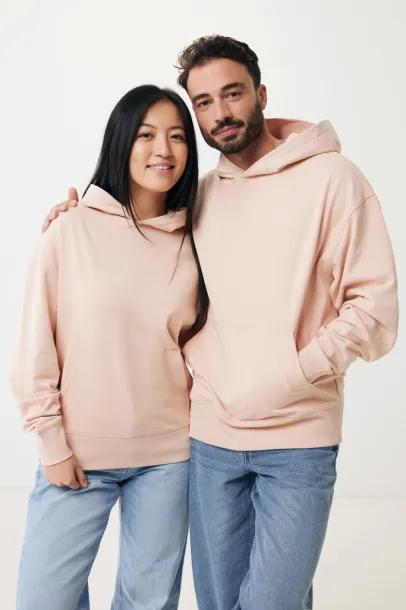  Iqoniq Yoho unisex hoodie od recikliranog pamuka, 340 g/m² - iqoniq peach nectar