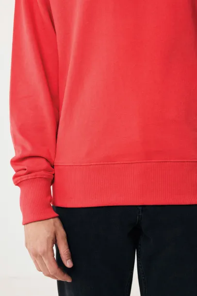  Iqoniq Kruger unisex opušteni pulover od recikliranog pamuka, 340 g/m² - iqoniq luscious red