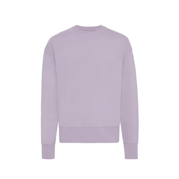  Iqoniq Kruger unisex opušteni pulover od recikliranog pamuka, 340 g/m² - iqoniq Lavanda
