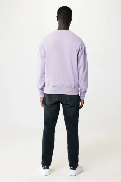  Iqoniq Kruger unisex opušteni pulover od recikliranog pamuka, 340 g/m² - iqoniq Lavanda