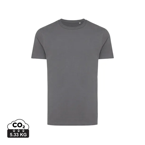  Iqoniq Bryce recycled cotton unisex t-shirt - iqoniq anthracite 