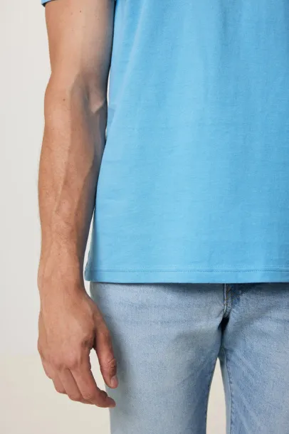  Iqoniq Bryce recycled cotton unisex t-shirt - iqoniq tranquil blue