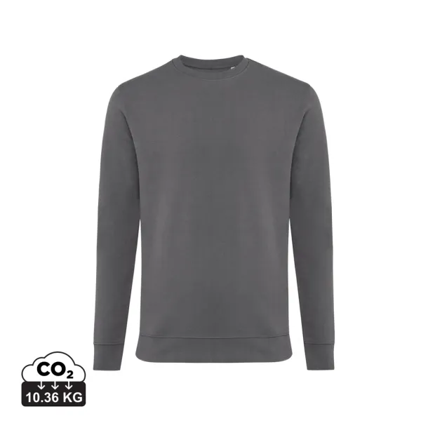  Iqoniq Zion unisex pulover od recikliranog pamuka, 340 g/m² - iqoniq anthracite