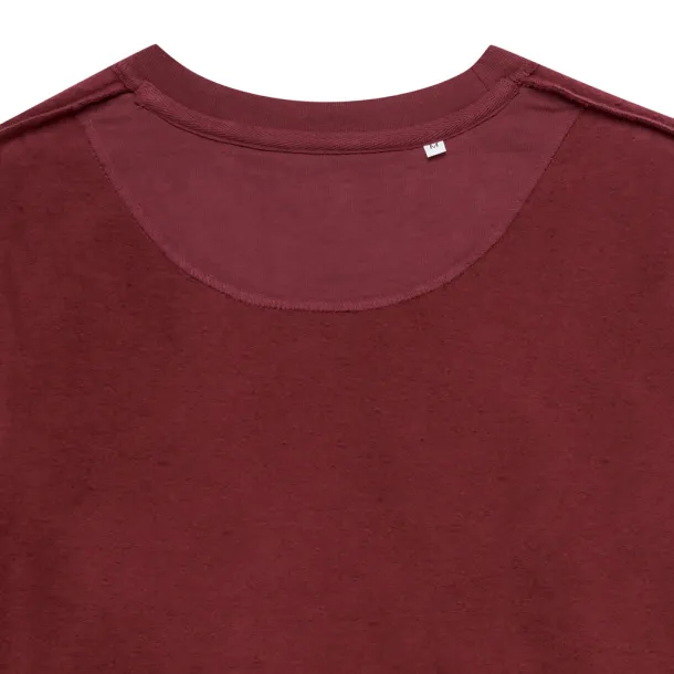  Iqoniq Zion recycled cotton crew neck - iqoniq burgundy
