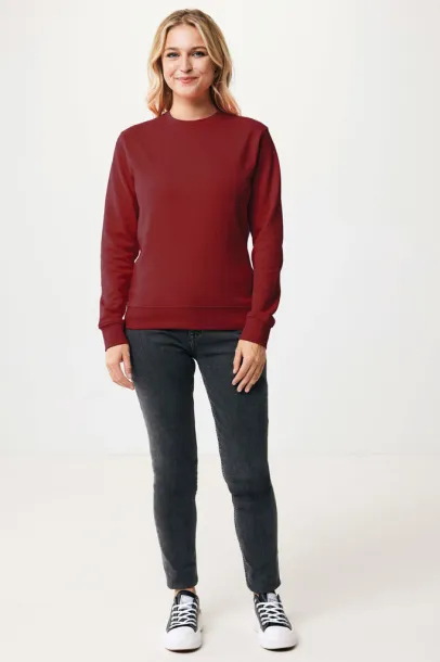  Iqoniq Zion unisex pulover od recikliranog pamuka, 340 g/m² - iqoniq burgundy