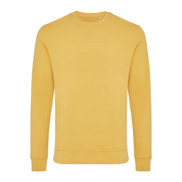  Iqoniq Zion recycled cotton crew neck - iqoniq Oker žuta 