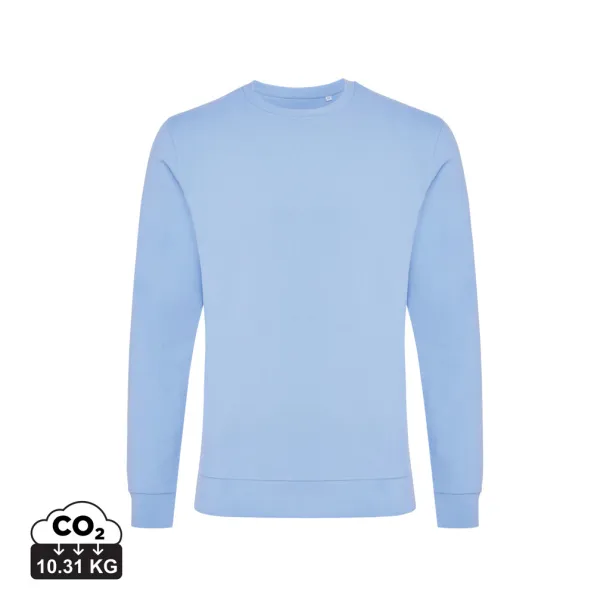  Iqoniq Zion unisex pulover od recikliranog pamuka - iqoniq blue 