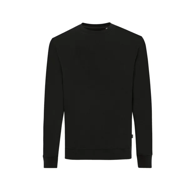  Iqoniq Zion unisex pulover od recikliranog pamuka, 340 g/m² - iqoniq Crna