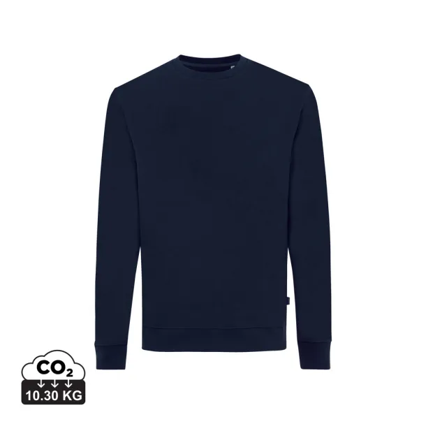  Iqoniq Zion unisex pulover od recikliranog pamuka, 340 g/m² - iqoniq navy