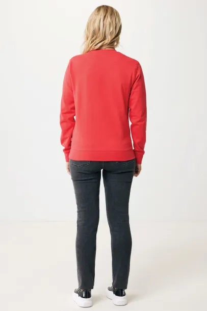  Iqoniq Zion unisex pulover od recikliranog pamuka, 340 g/m² - iqoniq luscious red