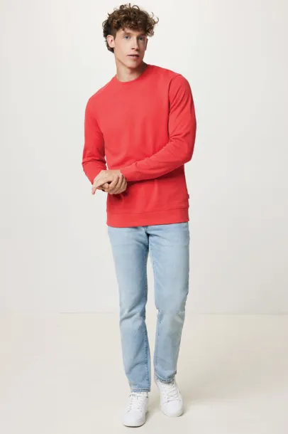  Iqoniq Zion recycled cotton crew neck - iqoniq luscious red