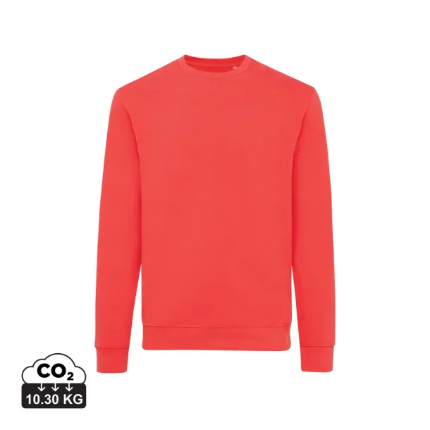  Iqoniq Zion unisex pulover od recikliranog pamuka, 340 g/m² - iqoniq luscious red