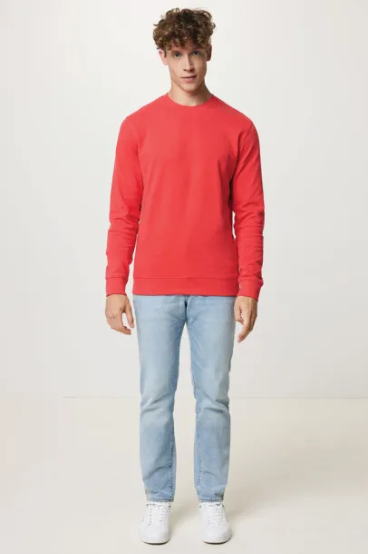  Iqoniq Zion unisex pulover od recikliranog pamuka, 340 g/m² - iqoniq luscious red
