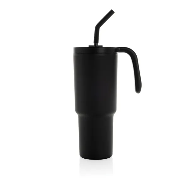 Graphic 360 šalica od RCS certificiranog recikliranog čelika, 900 ml - XD Collection Crna 